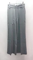 ◇ mystic ノンストレッチ ハイウエスト カジュアルフォーマル スラックス パンツ サイズ1 グレー レディース E  【1305020028164】