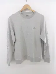 ◇ OUTDOOR PRODUCTS アウトドア プロダクツ ロゴ 薄手 長袖 トレーナー サイズM グレー系 ダークグレー系 マルチ メンズ E  【1305090005850】