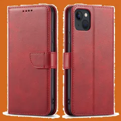 全面保護 耐摩擦 マグネット式 耐衝撃 薄型 カード収納 軽量 レザー スタンド機能 携帯カバー iphone11ケース 手帳型 手帳型 6.1 スマホケース インチ対応(iPhone11 ケース 11 赤いバックル) iPhone