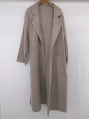 ◇ ◎ moment+ ウエストベルト付 ガウン コート サイズL ピンク系 レディース E  【1305110019157】