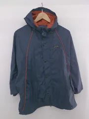 ◇ DOUBLE NAME ダブルネーム 半袖 ジップアップ フード ブルゾン サイズF ネイビー レディース E  【1305110019140】