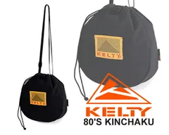 ケルティ キンチャク KELTY 80S KINCHAKU 3259249222 SHOULDER BAG 巾着 ショルダー バッグ ブラック ポーチ
