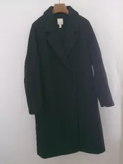 ◇ H&M エイチアンドエム スナップボタン 厚手 長袖 コート サイズEUR M US M ブラック レディース E  【1305110021327】
