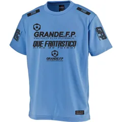grande(グランデ) 昇華転写プラ フットサルプラクティクスシャツ (gfph23002-8109)、(8109)SAX/BLKのサムネイル