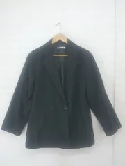 ◇ classicalelf クラシカルエルフ スウェード風 2B 長袖 ジャケット サイズM-L ブラック レディース E  【1305120004686】