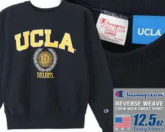 チャンピオン リバースウィーブ クルーネック スウェット Champion REVERSE WEAVE CREW NECK SWEAT SHIRT MADE IN USA UCLA 12.5oz. NAVY c5-w003 トレーナー