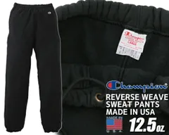 チャンピオン リバースウィーブ スウェットパンツ Champion REVERSE WEAVE SWEAT PANTS MADE IN USA 12.5oz. BLACK c5-u201 ブラック スエット 赤単色タグ