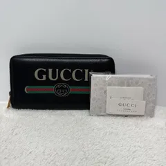 GUCCI グッチ ラウンドファスナー シェリーライン 長財布 レザー 美品