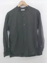 ◇ ◎ BEAUTY & YOUTH UNITED ARROWS スタンドカラー 長袖 シャツ ブラウス サイズM チャコールグレー系 レディース E  【1305120009971】