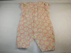 ■ロンパース 半袖 花柄  60サイズ 総柄
