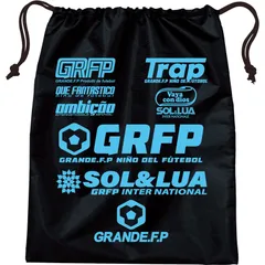 grande(グランデ) SOL LUAナイロンマルチシューズケース フットサルケース (gfph23910-0983)、(0983)BLK/AQAのサムネイル