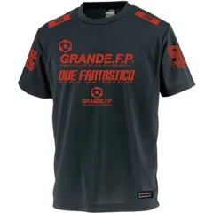 grande(グランデ) 昇華転写プラ フットサルプラクティクスシャツ (gfph23002-0935)、(0935)BLK/REDのサムネイル