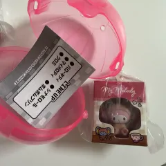 サンリオ クマのぬいぐるみ ミニチュア パッケージ マイメロディ ガチャ キーホルダー