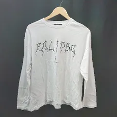 ◇ G.O.C 丸襟 プリント カジュアル シンプル ストリート 長袖 Tシャツ サイズL ホワイト メンズ E  【1305150005172】のサムネイル