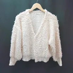 ◇ Earth music & ecology 起毛 カジュアル 個性派 長袖 ニット カーディガン サイズF ｱｲﾎﾞﾘｰ レディース E  【1305150006711】