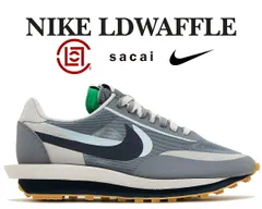 ナイキ × サカイ × クロット LDワッフル NIKE LDWAFFLE / SACAI×CLOT cool grey/obsidian dh3114-001 クール グレー Edison Chen エディソン・チェン 厚底