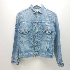 ◇ オンワード樫山 Kibata ヴィンテージ風合い ｳｫｯｼｭﾄﾞ加工 長袖 デニムジャケット ジージャン サイズ1 ﾌﾞﾙｰ レディース E  【1305150011128】