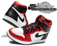 ナイキ ウィメンズ エアジョーダン 1 ハイ NIKE WMNS AIR JORDAN 1 HI OG SATIN SNAKE gym red/black-white cd0461-601 スニーカー サテン スネーク ジムレッド