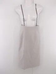 ◇ PROPORTION BODY DRESSING バックスリット 膝下丈 ジャンパースカート サイズ3 グレー レディース E  【中古】 【1305160000945】