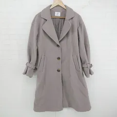 ■ OLIVE des OLIVE オリーブ デ オリーブ ゆるっと感 長袖 チェスターコート サイズF グレー系 レディース E  【1305160002369】