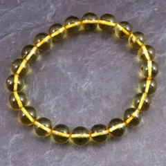 天然琥珀 バルティックアンバー 虫入り　アンバー  8.5mm玉ブレスレット 8.2g 【榎本通商82243】