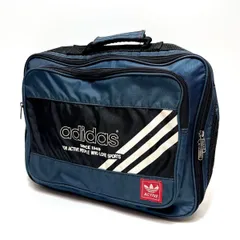 adidas アディダス レトロ ショルダーバッグ 大容量 ネイビー バッグパック ハンドバッグ