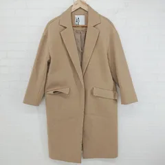 ◇ LAKOLE ラコレ 通勤 長袖 チェスター コート サイズS キャメル レディース E  【1305160007128】のサムネイル