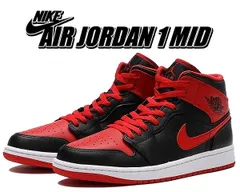 ナイキ エアジョーダン 1 ミッド NIKE AIR JORDAN 1 MID black/fire red-white dq8426-060 ALTERNATE BRED スニーカー AJ1 ブレッド ブラック レッド BULLS