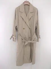 ◇ ◎ Bou Jeloud ブージュルード シンプル 長袖 トレンチ コート サイズM ベージュ系 レディース E  【1305160011644】のサムネイル