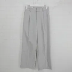 ◇ ViS ビス タック オフィスカジュアル スラックス パンツ サイズS ライトグレー グレー系 レディース E  【1305160016953】