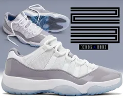 ナイキ エアジョーダン 11 レトロ ロー NIKE AIR JORDAN 11 RETRO LOW white/university blue COOL GREY av2187-140 クールグレー AJXI