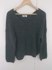 ◇ CIAOPANIC TYPY チャオパニックティピー Vネック ニット セーター サイズONE ブラック レディース E  【1305160026693】