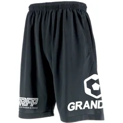 grande(グランデ) BIGヘキサゴンドライメッシュハーフパンツ フットサルプラクティクスパンツ (gfph23704-0901)、(0901)BLK/WHTのサムネイル
