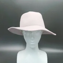 ◇ Rebecca レベッカ ウール生地 ベーシック シンプル 高級感 中折れハット パープル サイズ表記なし レディース E  【1305180000543】