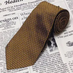 ダーバン DURBAN 良品 クリーニング済 微光沢 ネクタイ イタリア生地 日本製 シルク100% パターン柄 ミックス B-006486 ゆうパケット