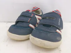 ◇ IFME イフミー キッズ 軽量 マジックテープ 保育園 外遊び スニーカー シューズ サイズ14.0 ネイビー系 メンズ E  【1305180001977】