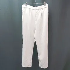 ◇ Classical Elf ウエストゴム　ゆったり 綺麗め ストレッチ テーパードパンツ サイズXXL アイボリー レディース E  【1305180006286】