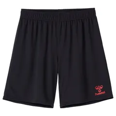 hummel(ヒュンメル) JR.ゲームパンツ サッカー ウェア ゲームパンツ (HJG5041P)、(9020)ブラック×レッド