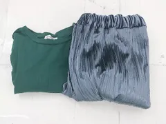 ◇ 《 apres jour mignon まとめ商品2点セット サイズ混合 ショート丈 ゆったり ベロア Tシャツ/パンツ レディース 》 E  【1305180009072】