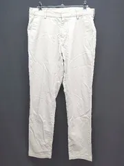 ◇ TOMMY HILFIGER トミーヒルフィガー スリムフィット シンプル ビジネス チノパンツ サイズ30/32 クリーム メンズ E  【1305180009553】