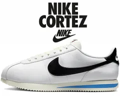 ナイキ コルテッツ NIKE CORTEZ white/black-lt photo blue-sail dm4044-100 スニーカー ホワイト ブラック フォトブルー