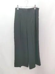 ◇ ZARA ザラ センタープレス サイドジップ 無地 ワイド パンツ サイズS ブラック レディース E  【1305180011860】