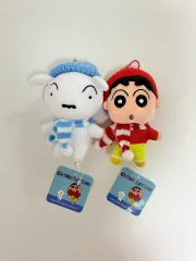 (新品 まとめ売り) クレヨンしんちゃん シロ 冬のマフラー 帽子 ぬいぐるみ キーホルダー ガチャ フィギュア