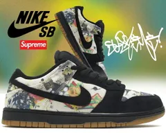ナイキ スケートボーディング ダンク ロー QS シュプリーム ラメルジー NIKE SB DUNK LOW OG QS SUPREME RAMMELLZEE black/blk-multi-color fd8778-001