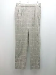 ◇ GLOBALWORK グローバルワーク チェック柄 ウエストゴム パンツ サイズL ベージュ系 メンズ E  【1305180013925】