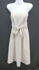 ◇ INGNI イング 綺麗め 大人カワイイ ロング丈 ワンピース サイズM ベージュ レディース E  【1305180014649】