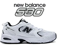 ニューバランス 530 NEW BALANCE MR530EWB WHITE/BLACK width D ホワイト ブラック スニーカー レディース ABZORB 軽量