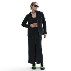 NIKE(ナイキ) ナイキ ウィメンズ NSW テックフリース WR フルジップL/S フーディ スポーツスタイル ウェア スウェットシャツ HV6748、(010)ブラック