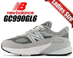 ニューバランス GC990 V6 NEW BALANCE GC990GL6 GREY グレー スニーカー レディース ガールズ KIDS MEDIUM ミディアム 990 GRAY
