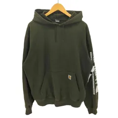 カーハート Carhartt 袖 プリント プルオーバー パーカー メンズ 表記無 